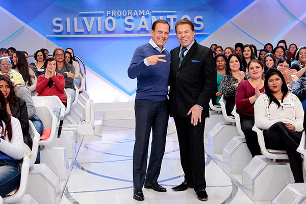 João Dória participa do Programa Silvio Santos