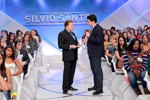 Fernando Morgado e Silvio Santos