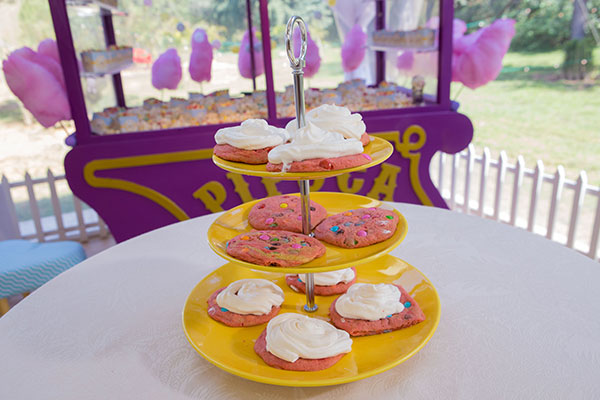 Cookie de baunilha com confeitos de chocolate da Sarah