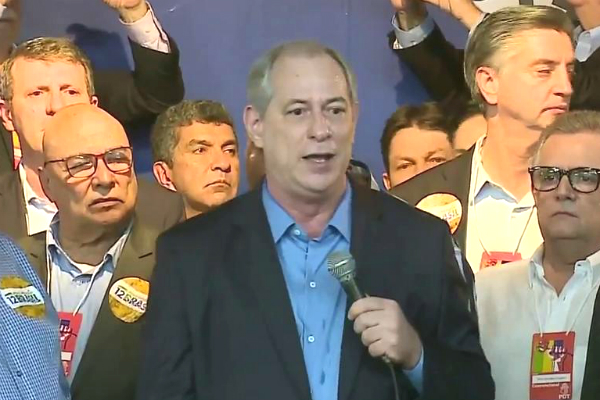 Ciro Gomes Se Lan A Candidato Presid Ncia Da Rep Blica Pelo Pdt