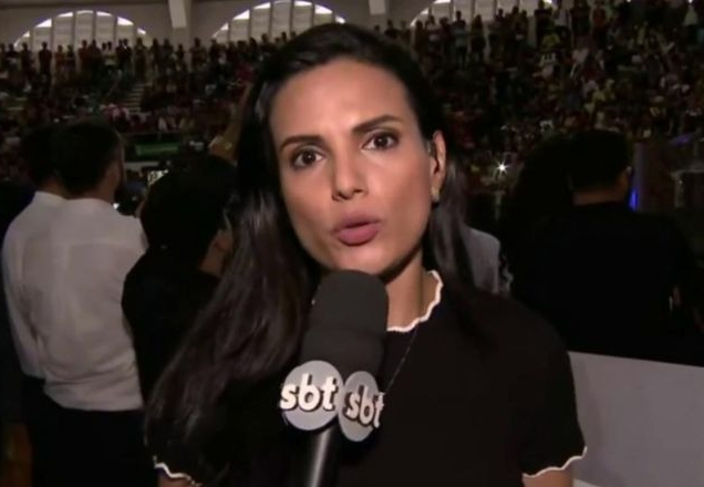 SBT TV Lamentável Márcia Dantas sofre tentativa de assalto ao vivo