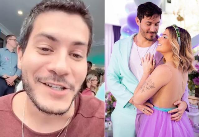 Sbt Tv Arthur Aguiar Revela O Sexo Do Beb De Viih Tube E Eliezer