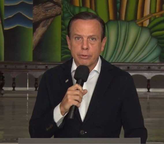 O governador do Estado de São Paulo, João Dória