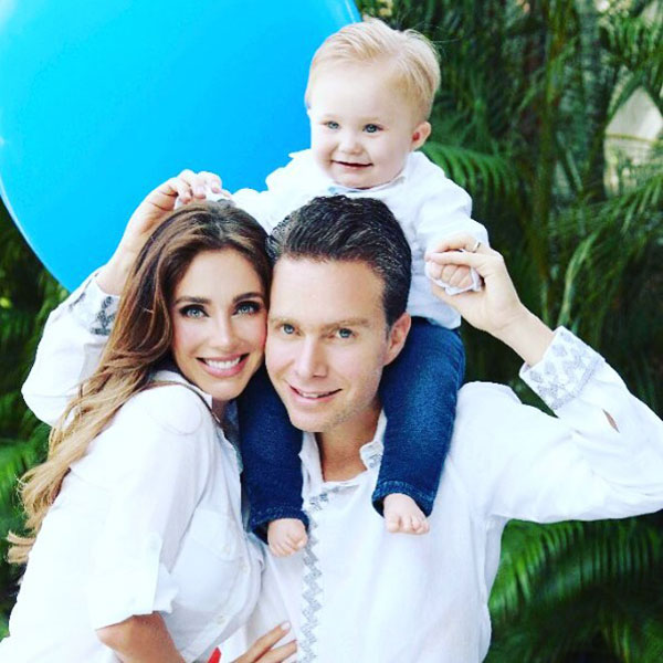 Anahi, o marido e o filho