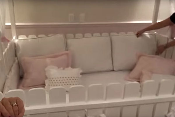 Cama da filha de Thais Fersoza