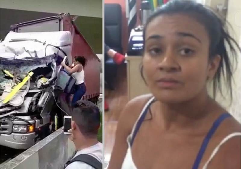 Leiliane Rafael da Silva, a mulher que salvou uma vida no acidente de helicóptero na Anhanguera