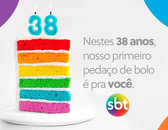 Arte 38 anos do SBT