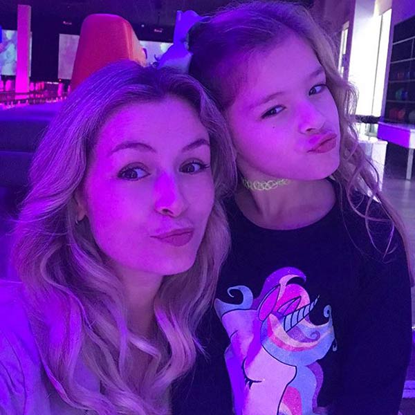 Bianca Castanho e a filha