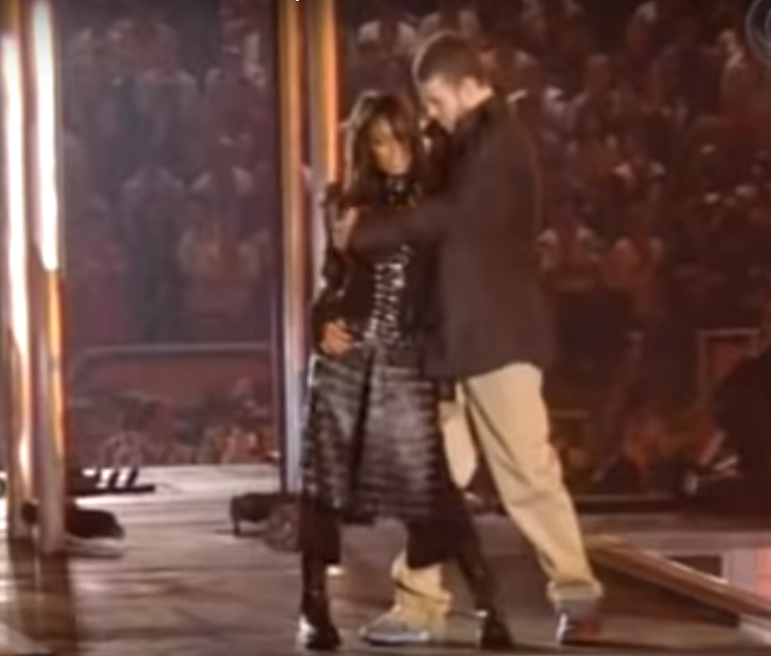 Janet Jackson e Justin Timberlake no Super Bowl