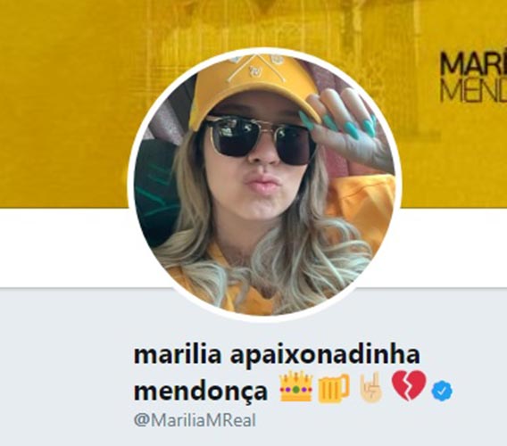 Twitter Marília Mendonça