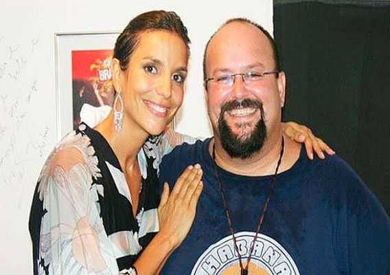 Ivete Sangalo e o irmão Jesus Sangalo