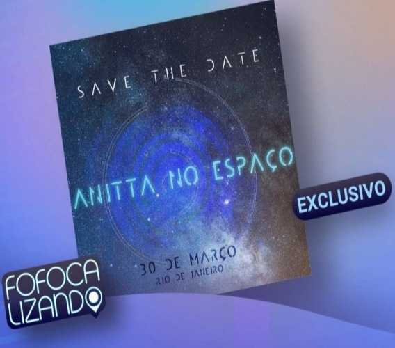 Convite da festa de aniversário de 27 anos da cantora Anitta