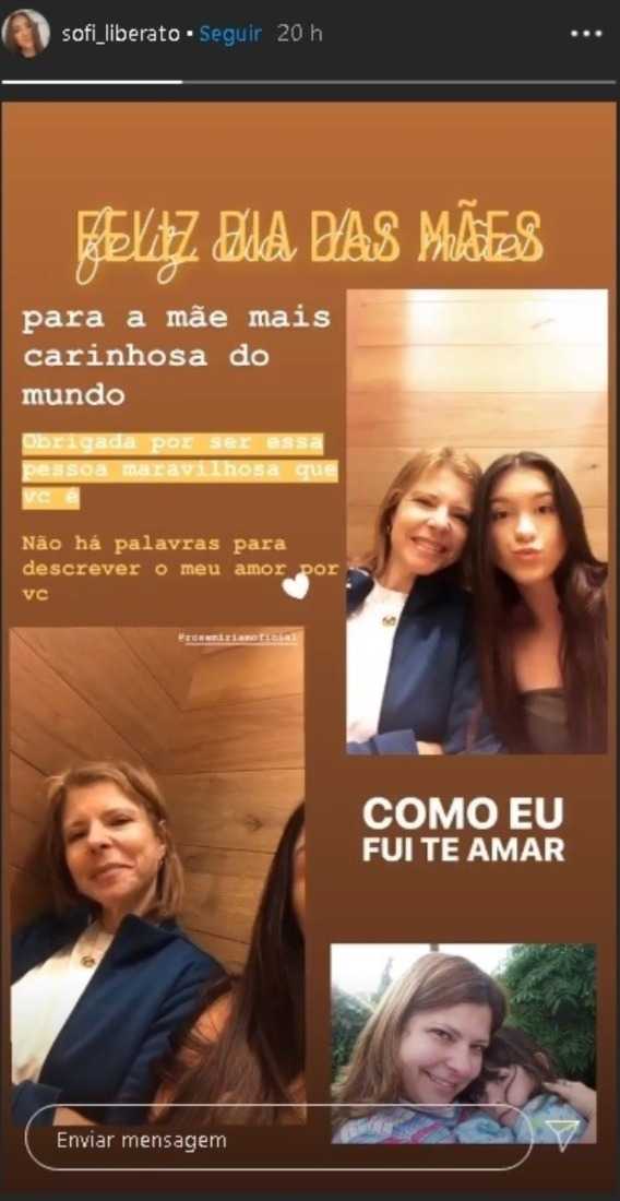 Filha de Gugu Liberato e Rose Miriam homenageia a mãe (Reprodução/Instagram)