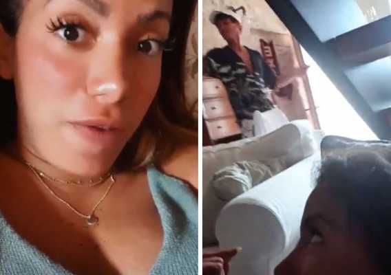 Foto: Anitta contando a história em vídeo. Crédito: Reprodução/Instagram