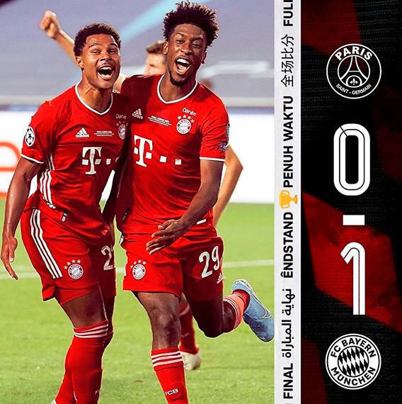Luan Santana posta foto comemorando vitória do Bayern