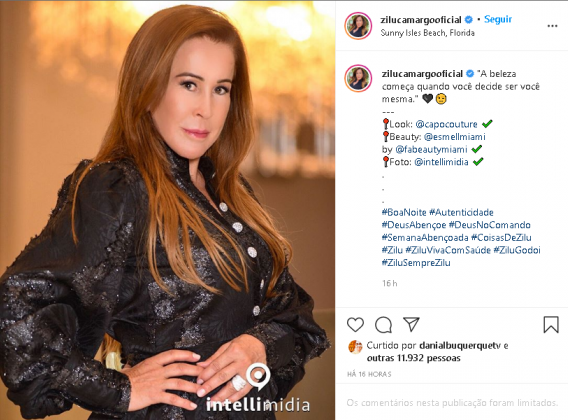 Zilu Camargo surge deslumbrante em foto e recebe chuva de elogios (Reprodução/Instagram)