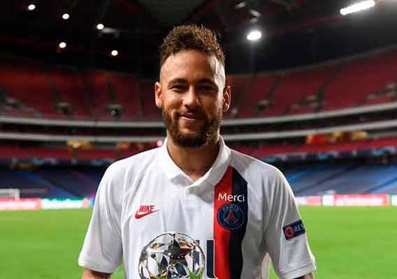 Foto: Neymar Jr. usando camisa do PSG. Crédito: Reprodução/Instagram