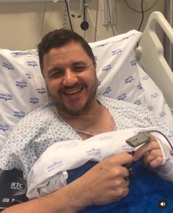 Após passar por cirurgia, Maurício Manieri agradece orações e emociona (Reprodução/Instagram)