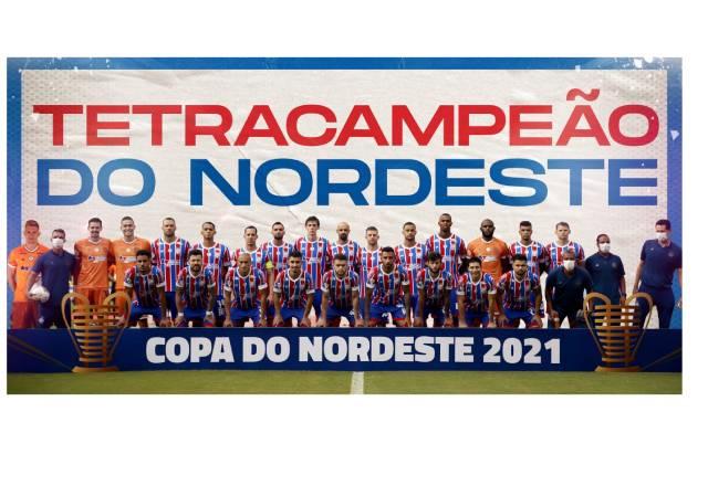 Esporte Clube Bahia é tetracampeão da Copa Nordeste