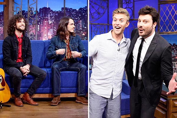 Danilo Gentili recebe 2 Reis e Gavin Roy no The Noite