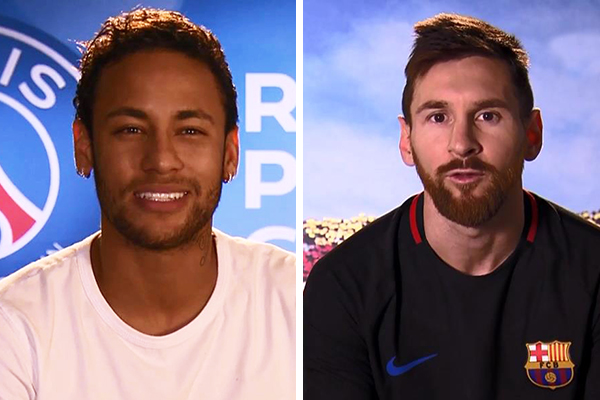 Neymar faz amigo secreto solidário no SBT e bomba na internet