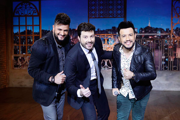 Danilo Gentili recebe Nizo Neto e Diego & Victor Hugo nesta quinta