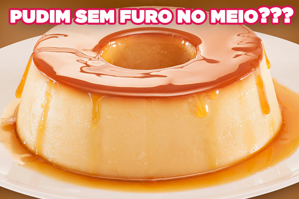 imagem de pudim com a arte