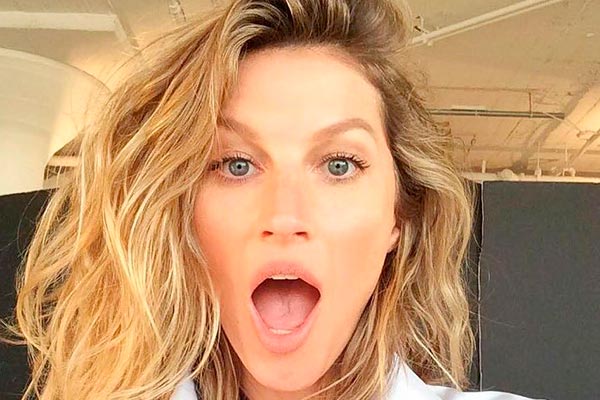 Gisele aparece loiríssima em foto 