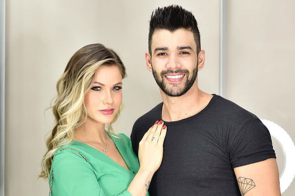 Gusttavo Lima pira com novo visual de Andressa Suita