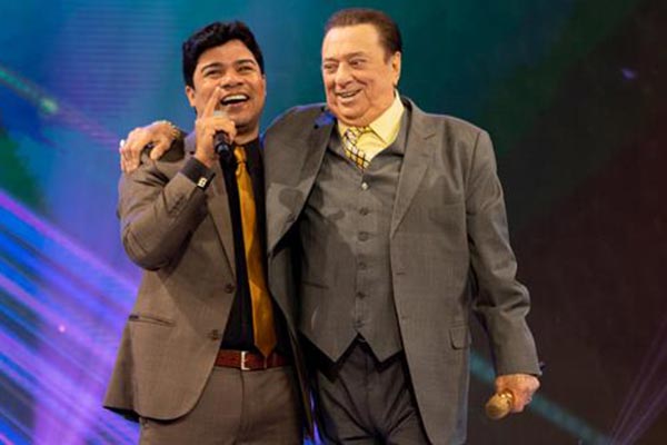 Raul Gil recebe Samuel Mariano e Marina Elali
