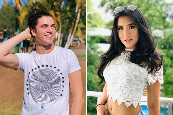 Matheus Lustosa e Cinthia Cruz curtem Disney juntinhos