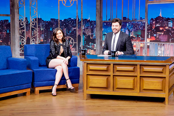 Flávia Pavanelli é a convidada do programa The Noite