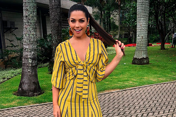 Thais Fersoza mostra momento em família e se encanta
