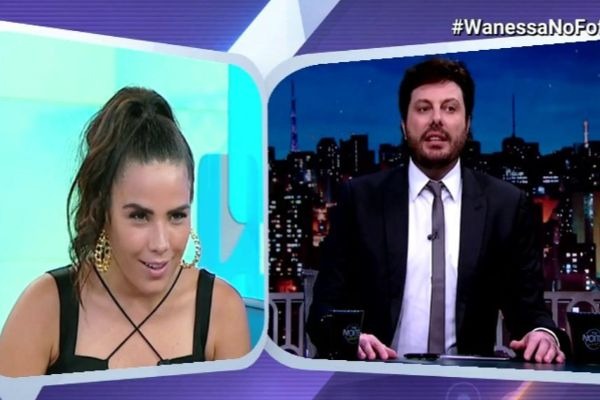 Danilo Gentili manda recado curto e grosso para Wanessa Camargo, após polêmica no Domingo Legal