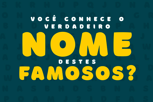 Nome famosos