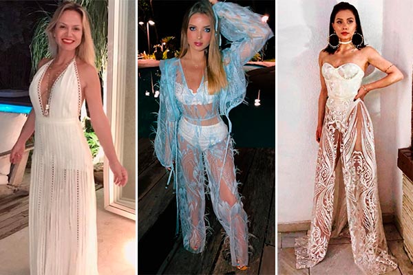 roupas douradas para o reveillon