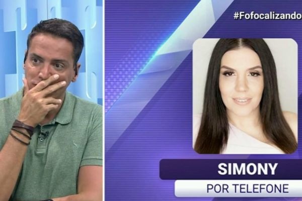 Ao vivo, Simony rebate acusações do ex sobre pensão: ´Vou provar que pode pagar mais, sim´