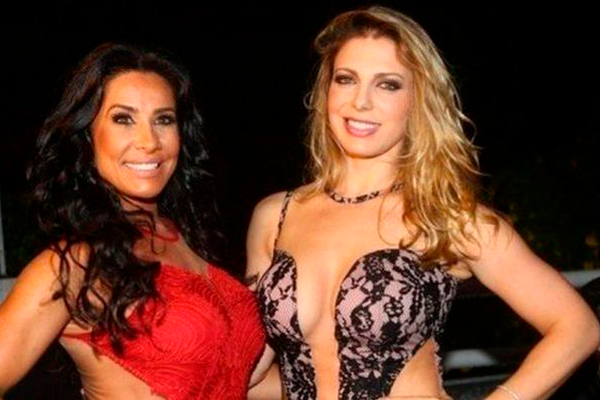 Sheila Mello e Scheila Carvalho viajam juntas para a Disney