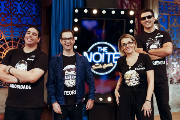 Danilo Gentili fala no The Noite com grupo Ciência em Show