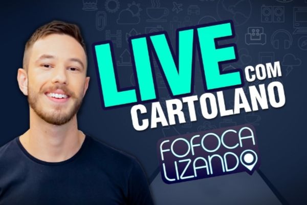 Quarta-feira é dia de LIVE com Gabriel Cartolano no Fofocalizando