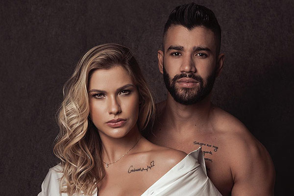 Gusttavo Lima posta foto de sunga e Andressa Suita se revolta