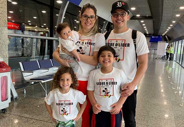 Filhos de Wesley Safadão recebem alta após internação por pneumonia