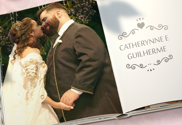 album do Fábrica de Casamentos do casal Catherynne e Guilherme