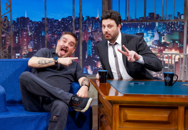 Marchos Chiesa, o Bola, é o convidado de quarta do The Noite