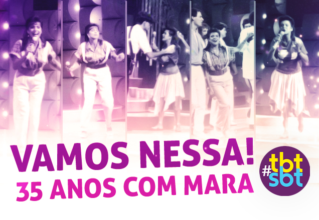 Vamos Nessa com Mara Maravilha trazia muita música dos anos 80 ao SBT