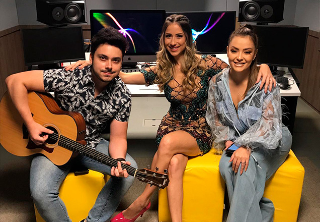 Caio Mesquita, Li Martins e Luana Monalisa cantam Atrasadinha