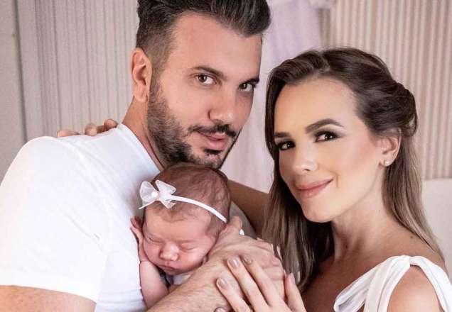 Thaeme comemora mesversário de Liz com festão de cair o queixo