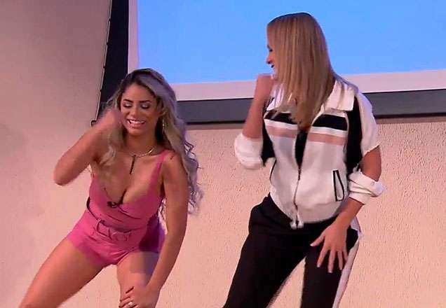 Eliana aprende coreografia com Lexa, rebola e dança até o chão!