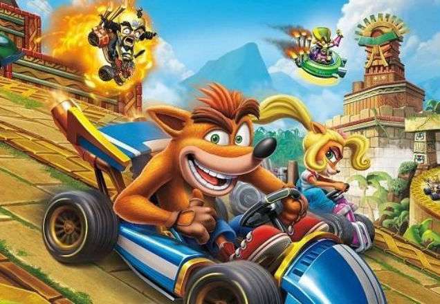 Sony lança tema dinâmico de Crash Team Racing Nitro Fueled para PS4