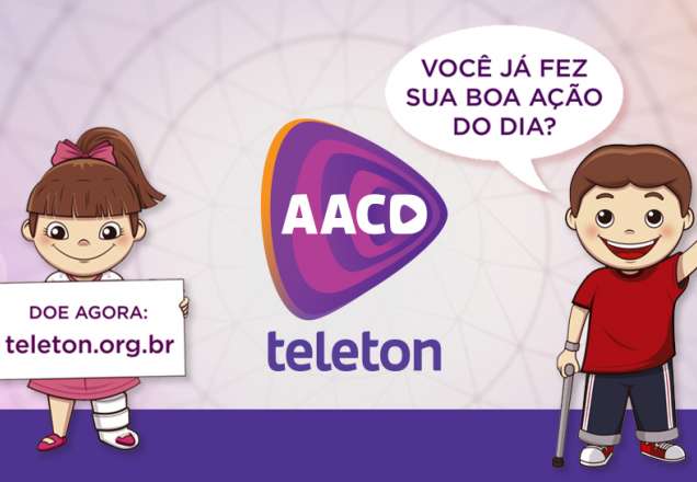 A campanha Teleton 2019 já começou! Entre no site e faça a sua doação